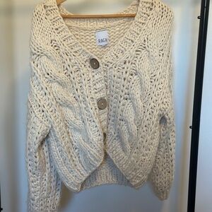 Raga Women's Alaska Cable Knit Sweater - Cream